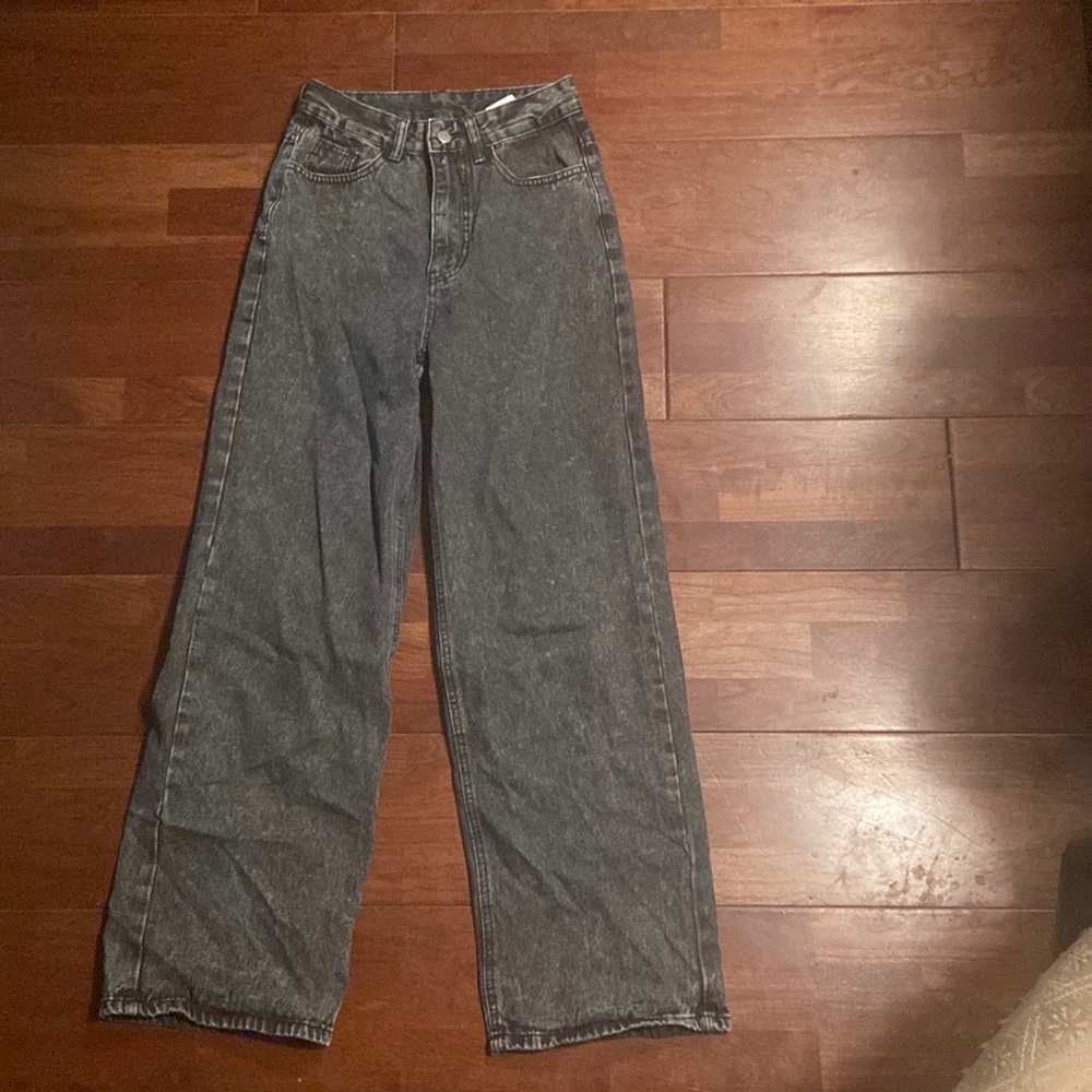 Shein high waisted wide leg jeans xs